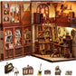 Fsolis Book Nook Kit, Diy Miniature House Kit Wooden Puzzle Booknook For Adult Decorative Bookend Bookshelf Alley Bookcase Decor Gifts For Women Teens Puzzle Lovers(The Secret Rythm)