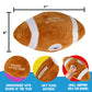 Playbees Baby Football Plush Rattle - Baby Boy Stuff For Gifts, Toddler Football Toys, Baby Rattles & Plush Rings, Engaging Lear