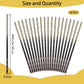 30 Pieces Birthday Candles Long Thin Cake Metallic Gold Black Candles Party Decoration Set for Cake Cupcake Graduation Retiremen