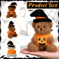 Liliful 20 Pcs Halloween Bear Bulk Mini Animals Bear with Pumpkin and Witch Hat Halloween Stuffed Gifts for Party Decorations