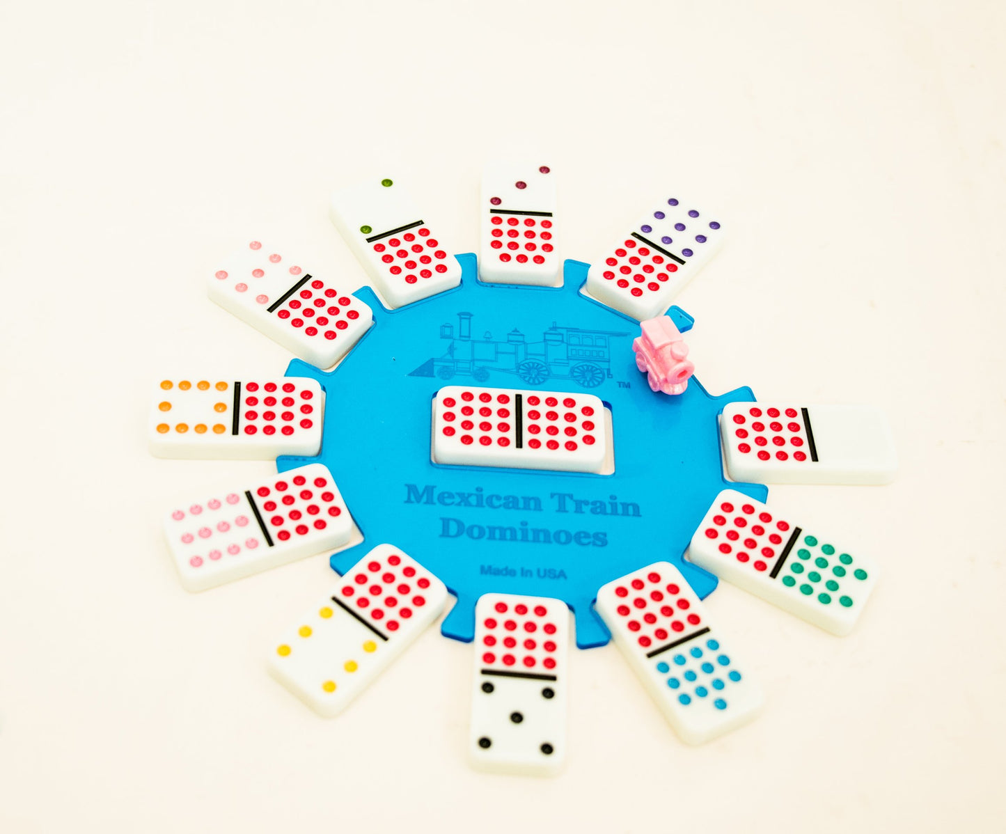 Mexican Train Center Piece With Accessories, (Up To 12 Players) By Chh