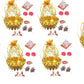 MPK Perfect small Potli Combo kanya pujan gifts set For Kids Birthday Return Gifts Party Girls/kanjak gifts for girls/Navratri R