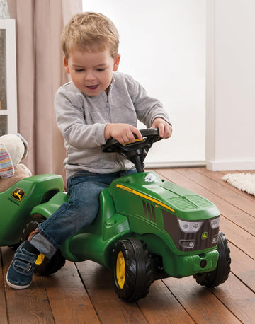rolly toys John Deere Minitrac Foot to Floor Ride-On Toy, Green, Model 132072, Plastic, No Installation