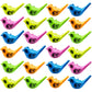 24 Pcs Bird Water Whistle Party Whistles For Kids Novelty Water Warblers Bird Whistle Toy Musical Instrument Toy For Party Favors,Birthday Gift, Party Gifts