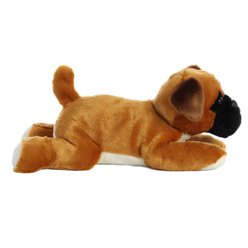 Aurora® Adorable Flopsie™ Chad Boxer™ Stuffed Animal - Playful Ease - Timeless Companions - Brown 12 Inches