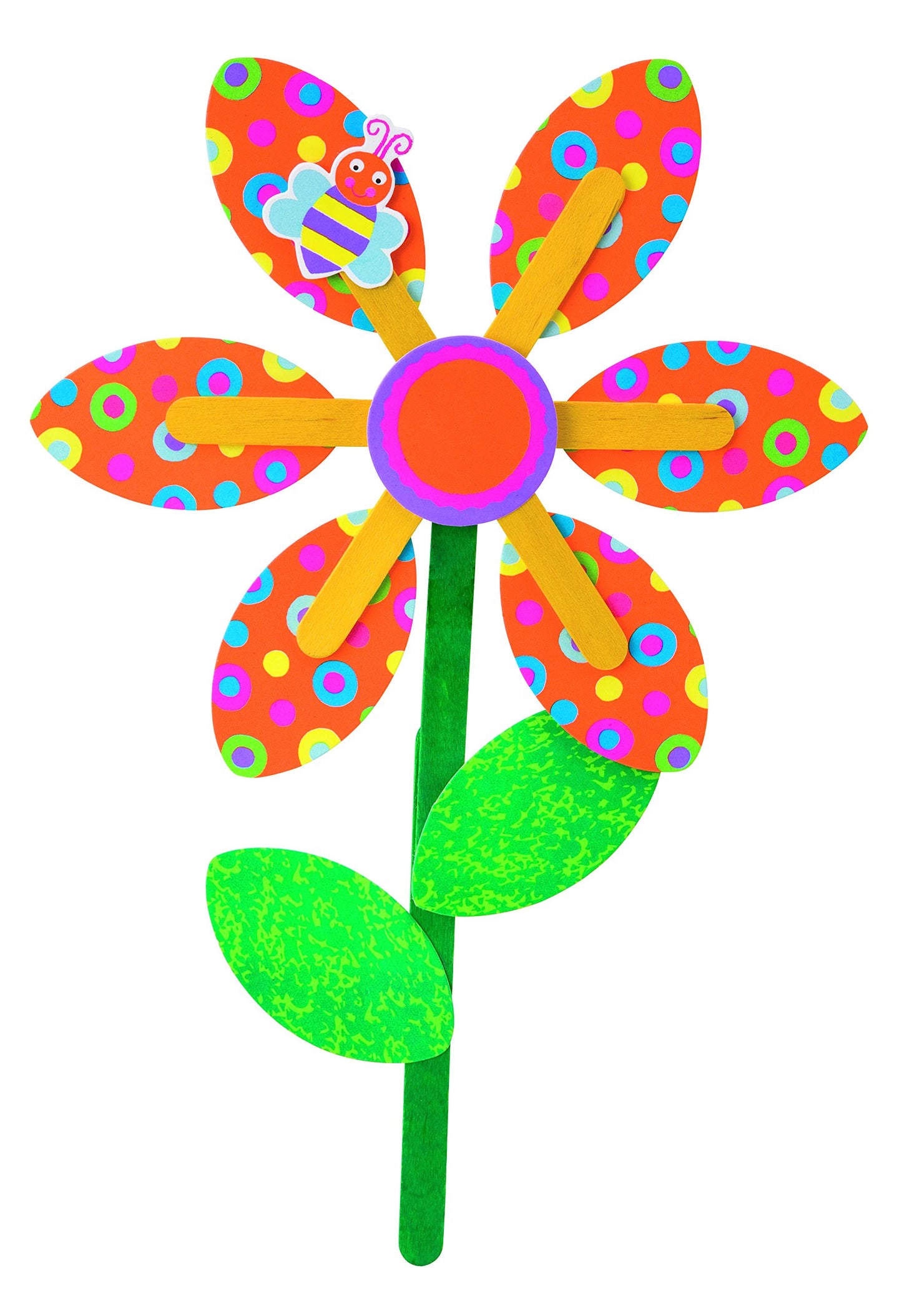 ALEX Toys Little Hands Pop Stick Art Craft Kit, Create Cute Animal and Flower Puppets, Allows Children to be Creative and Use th