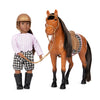 Lori - Chanda & Cinnamon - Mini Doll & Toy Horse Set - Small 6-Inch Doll & Morgan Horse - Play Set with Clothes, Animal & Access