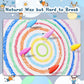 MASSRT 24 Colors Space Crayons for Toddlers Age 1-3, Non-toxic Mess Free Unbreakable Crayon Gifts, Easy to Hold Washable Crayons
