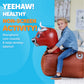 Waddle Hip Hoppers Bouncy Hopper Inflatable Hopping Animal Bouncer, Supports Up To 250 Pounds, Ages 5 And Up (Brown Bull)