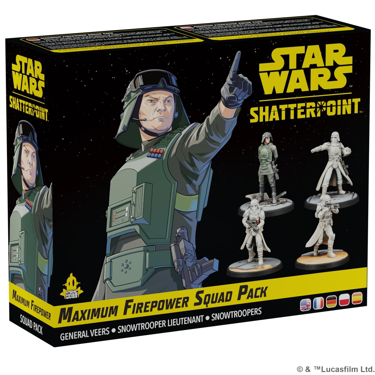 Star Wars Shatterpoint Maximum Firepower Squad Pack - Tabletop Miniatures Game, Strategy Game for Kids and Adults, Ages 14+, 2 P