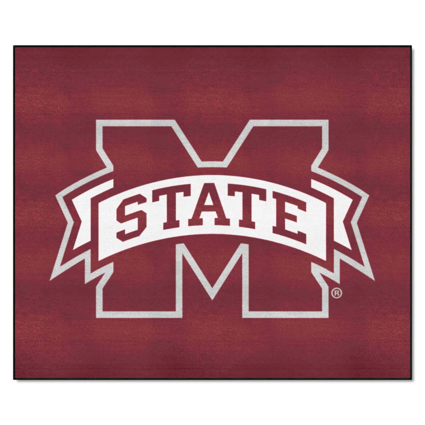 FANMATS 2097 Mississippi State Bulldogs Tailgater Rug - 5ft. x 6ft. Sports Fan Area Rug, Home Decor Rug and Tailgating Mat