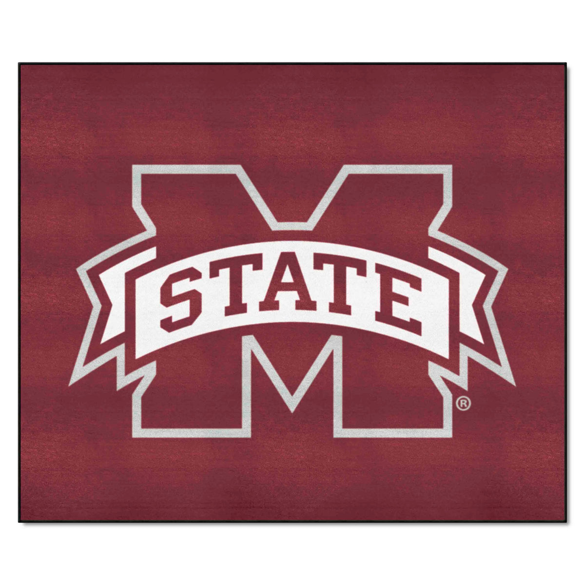 FANMATS 2097 Mississippi State Bulldogs Tailgater Rug - 5ft. x 6ft. Sports Fan Area Rug, Home Decor Rug and Tailgating Mat
