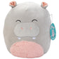 Squishmallows 10' Harrison The Grey Hippo Plush - Official Kellytoy - Collectible Soft Squishy Hippopotamus Stuffed Animal Toy - Add To Your Squad - Gift For Kids, Girls & Boys - 10 Inch