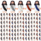 Bememo 100 Pcs Jesus Toys Original Design Mini Rubber Little Jesus Figurine To Hide And Seek Religious Party Favors Sunday Schoo