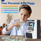 Baodlon Piggy Bank For Kids, Atm Machine Bank For Real Money With Debit Card, Bill Feeder, Coin Recognition, Balance Calculator, Electronic Savings Safe Box, Cool Stuff Toys Gifts For Teen Boys Girls