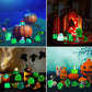 Sonwyoung 58 Pcs Halloween Luminous Mini Toys Glow In Dark Tiny Resin Figures Set Fairy House Diorama Accessories Ornament For G