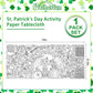 St. Patrick'S Day Coloring Poster For Classroom Wall - Versatile 31.5 X 72 Inches Irish Themed Activity Poster/Table Cover, Scho