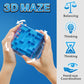 ZPISF Money Maze Puzzle Box, 4 Pack Brain Teasers for Kids & Adults, Plastic, Fun Money Holder