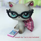 Lps Pet Shop 4 Pc Random Accessories Nerd School Skirt Glasses Lot Cat Not Included
