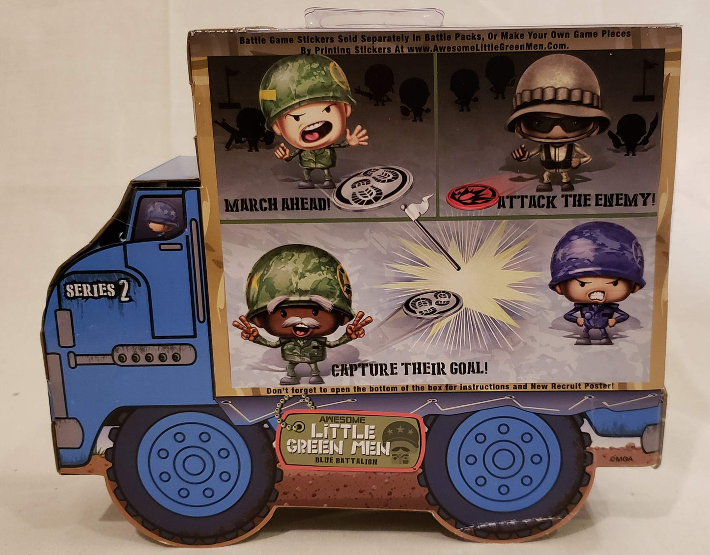 Awesome Little Green Men 4 Pc Starter Pack Series 2- Blue Battalion Action Figure