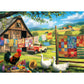 500 Pieces Puzzles for mature-themed Jigsaw Puzzle 500 Piece Puzzle Children Elderly Puzzle Chicken Duck Farm Puzzle Gift for Mom Dad Family Friend Family Activity Games Home Decor Wall Art 20.5x15IN