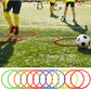 Libima Obstacle Course Ring Set Exercise Hoop Large Hoop Plastic Toys Playground Toys For Gymnastics Practice Party Games Educat