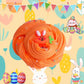 Okaybee Carrot Orange Butter Slime With Easter Bunny Slime Charm, Slime Toys For Kids, Easter Gifts For Toddlers Teens Unisex Ch