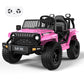 Evmore 12V Kids Toddler Ride On Truck Electric - 7Ah Large Battery Electric Vehicles with Remote Control, 2 Speeds, LED Lights, 