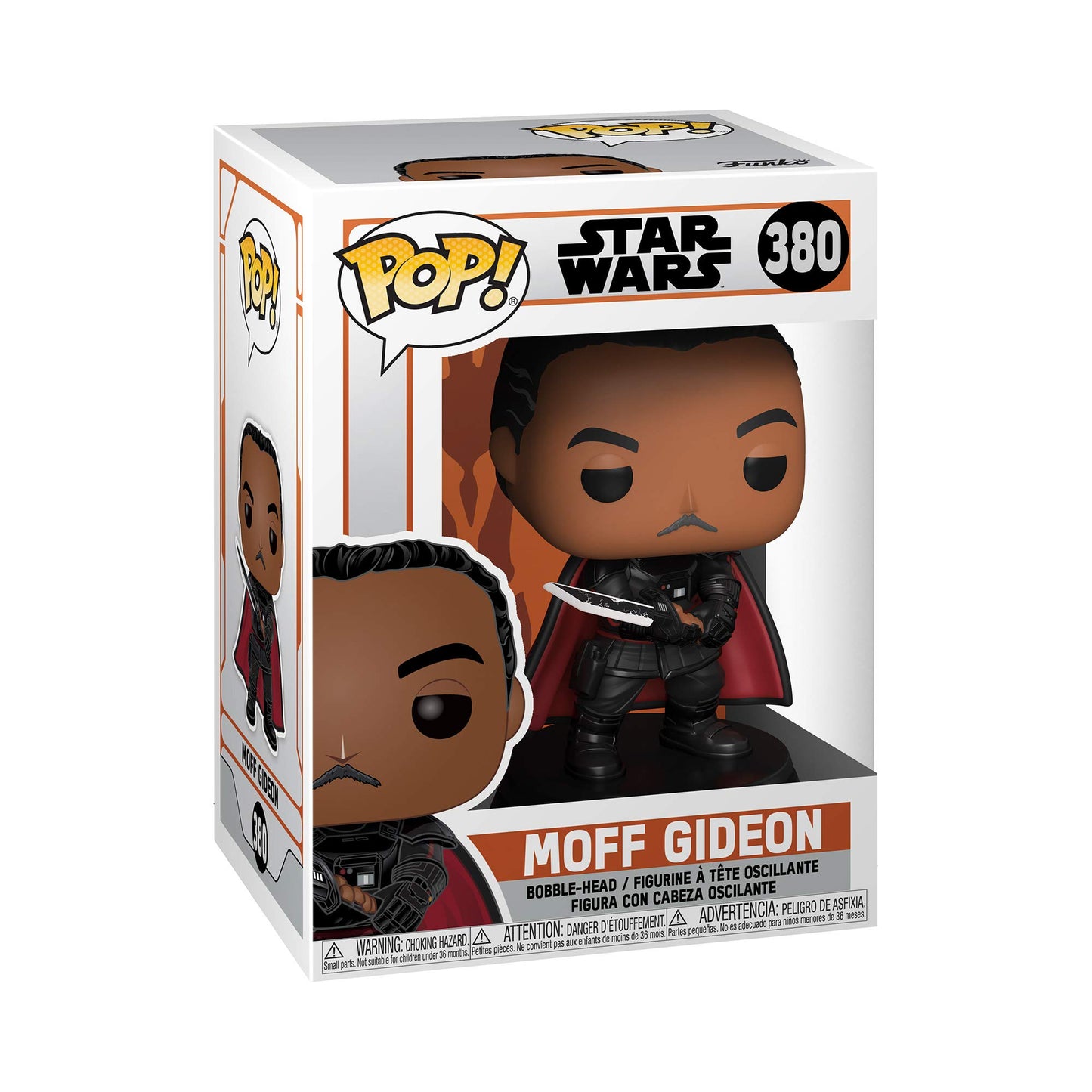 Pop! Star Wars: Mandalorian - Moff Gideon With Darksaber, Multicolor, 3.75 Inches