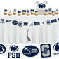 Penn State Party Supplies (42 Pieces) For Psu Graduation, Tailgating And Birthday Party Decorations With Penn State Banner With