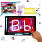 Doodlejamz Jellybigs, Supersized Sensory Gel Drawing Pad, Filled With Double The Squishy Gel, No-Mess, Non-Toxic, Travel-Ready, Unleash Larger-Than-Life Artistic Creations! (Red On Blue Gel)