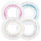 Polita Pool Float, Pool Floats Kids Summer Glitter Pool Tube With Confetti,Tube Pool Toys Beach Party, Transparent Inflatable Fl