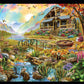 Buffalo Games 1000 Piece Jigsaw Puzzle - Paradise in The Country - Large Multicolor Cardboard - Model 1450