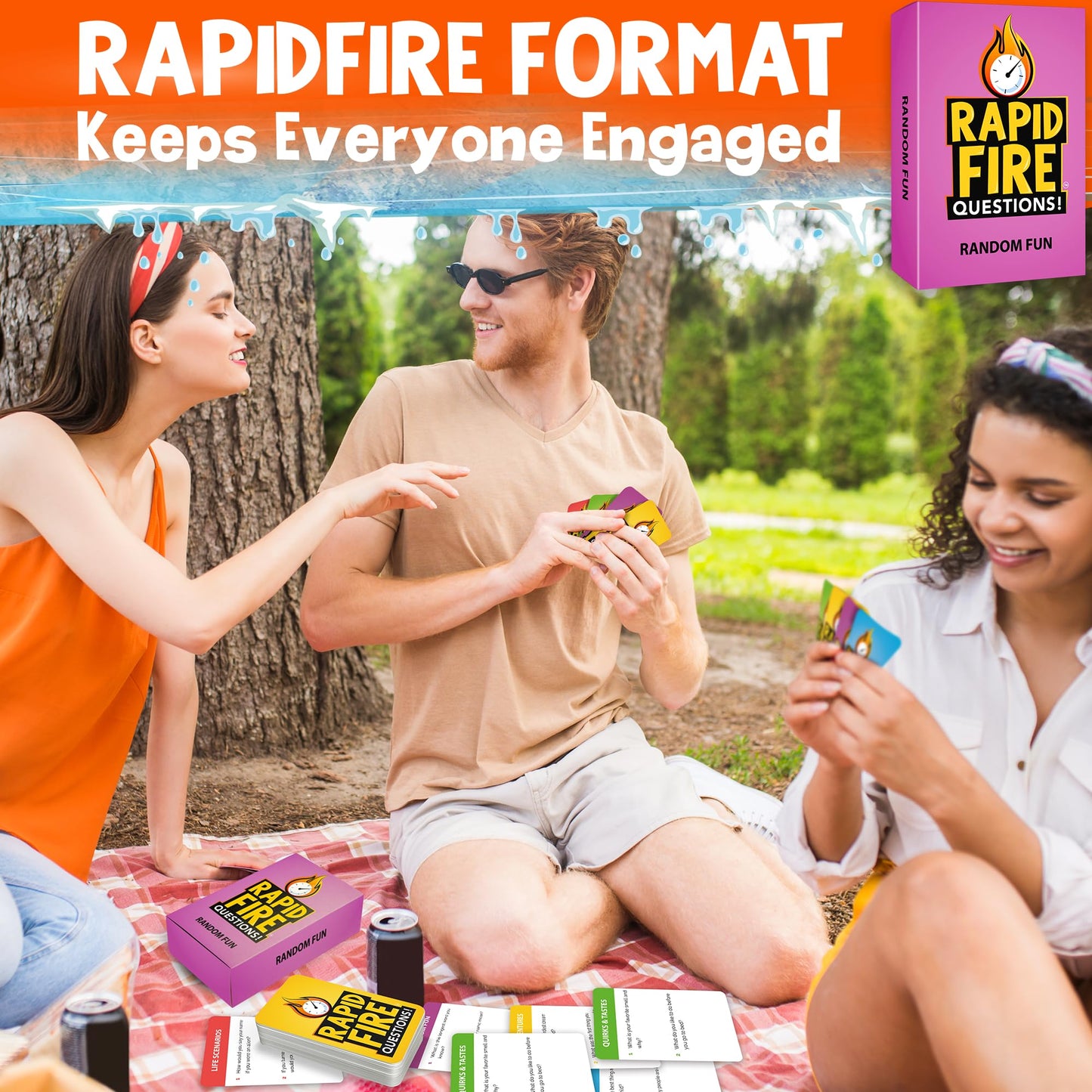 Quokka Icebreaker Cards With 500+ Questions - Adults Kids Family Conversation Cards Game - Break The Ice Family Game For Kids 8-12 - Perfect For Family Or Adults Game Night I Premium Version