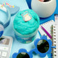 Squishmallows Winston The Owl Scented Slime, Blue Raspberry, 8 oz, Fun Add-Ins, Perfect Gift for Kids, Soft & Squishy Toy