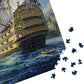 Moruska Sailing Ship Puzzles For Adults 1000 Piece Wooden Jigsaw Puzzle Difficult And Cool- The Age Of Navigation- 1000 Pieces Fantasy Puzzles