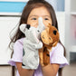 Melissa & Doug Safari Buddies Hand Puppets Set of 6, Plush Fabric Toys for Toddlers, Multicolor, Ages 2+ (Model 9118)