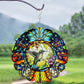 Wind Spinners Hummingbird Arts12 Inch 3D Stainless Steel Laser Cut Metal Art Geometric Pattern Wind Sculpture Hanging For Yard G