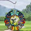 Wind Spinners Hummingbird Arts12 Inch 3D Stainless Steel Laser Cut Metal Art Geometric Pattern Wind Sculpture Hanging For Yard G