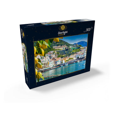 Mypuzzle Panoramic View Of Beautiful Amalfi On Hills Leading Down To The Coast, Campania, Italy - Premium 500 Piece Jigsaw Puzzl