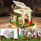 Hogokids Flower House Building Set With Led Light - 1332 Pcs Garden House Buiding Toy With Flowers Potted Plants Parrot Cat Animals Playset Greenhouse Model Xmas Gift For Adults Teens Girls 6-12 Years