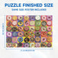 Nattork Jigsaw Puzzles 500 Pieces For Adults, Families (Donuts) Pieces Fit Together Perfectly
