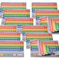 Qwixx 6 Replacement Score Pad Packs - 1,200 Score Sheets || Bonus Red Velvet Drawstring Pouch || Bundled Items