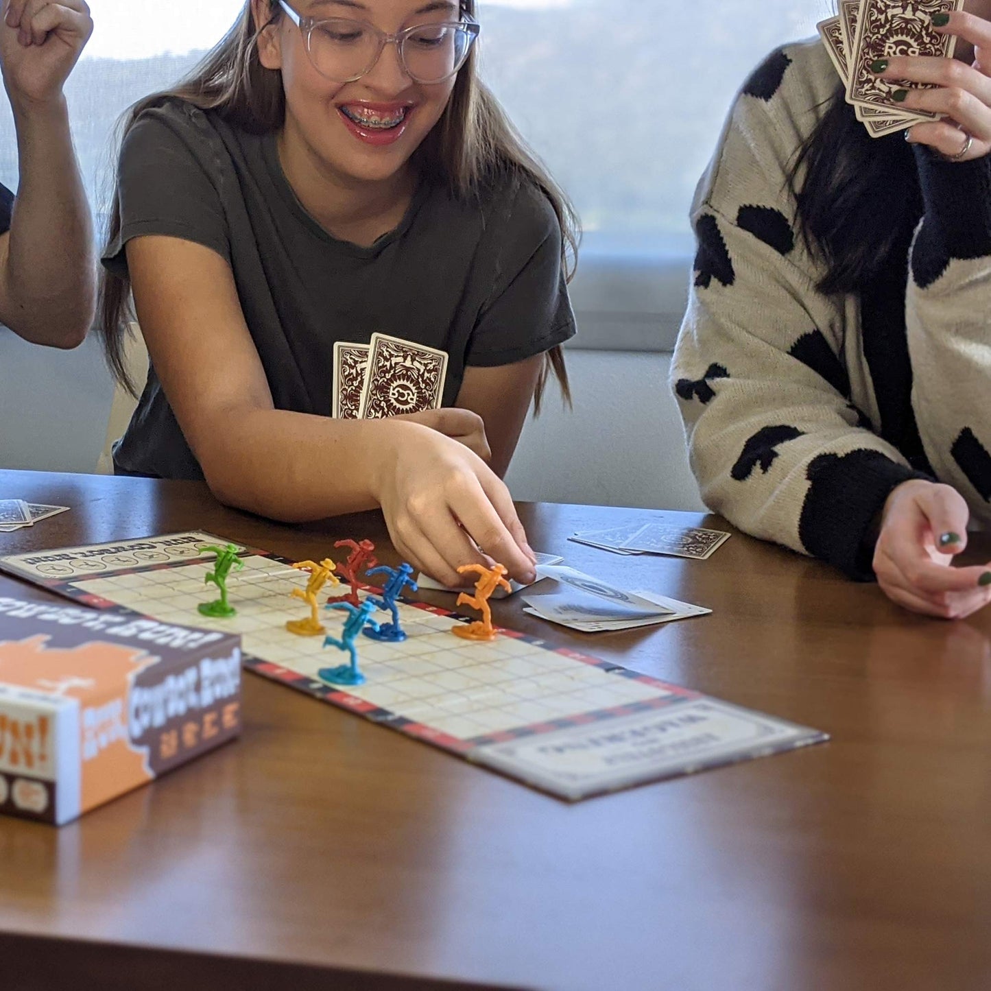 Run, Cowboy, Run! The Fast-Paced Card Game Of Running Cowboys, Perilous Hazards ... And Gold! Ages 10 Plus, Family Friendly, 2-6 Players