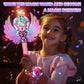 Skirfy Princess Wands For Little Girls, Magic Wand Toys For Girls With Spinning Leds And Magic Sound, Great For Girls, Pink