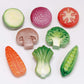 Yellow Door Vegetable Sensory Play Stones