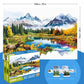 MAXZN 2000 Piece Jigsaw Puzzle, Scenic Lake Reflection, Eco-Friendly Paper, Large 39" x 28"