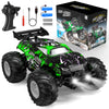 Hielse Remote Control Car, All-Terrain Remote Control Car for Boys, Rechargeable Rc Truck with LED, 1:20, 10KM/H, 2 Motors, 2.4G