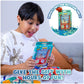 Sky Castle GooGames Hand-Held Water Game - Medium Non-Toxic Glitter Fun, Refillable with 3 Game Cards, Color: Gems, Model: GG502