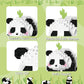 Mjddja Mini Building Blocks- Crawling Panda, Party Favors- Micro Blocks Panda Toy For Kids 6 7 8 9 10+, Mini Blocks Building Set